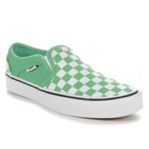 Vans Asher Checkerboard Slip-On Skater Shoe